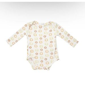 Angel Dear 12/18M Autumn Sunshine Lap Shoulder Bodysuit Cream